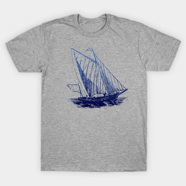 sailboat T-Shirt by Moreira.art